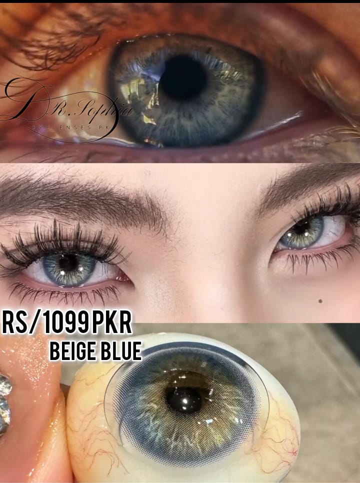 BEIGE BLUE (Beige-with-Blue)